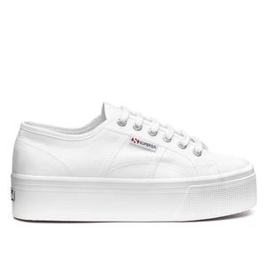 Superga White Platform Sneakers
